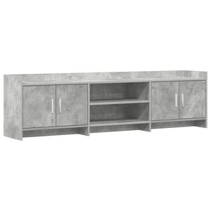 vidaXL TV-skap 168 x 33 x 47 cm Betonggr&aring; Konstruert tre