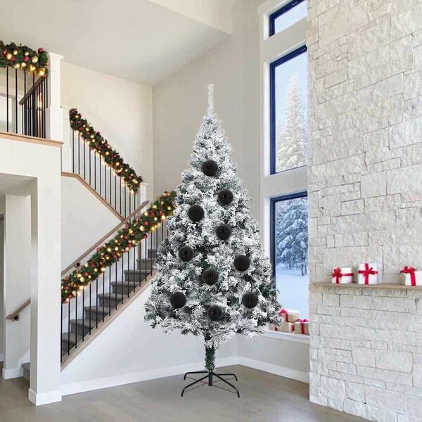 vidaXL Julekule Sett XXL 4 pcs Svart Plast