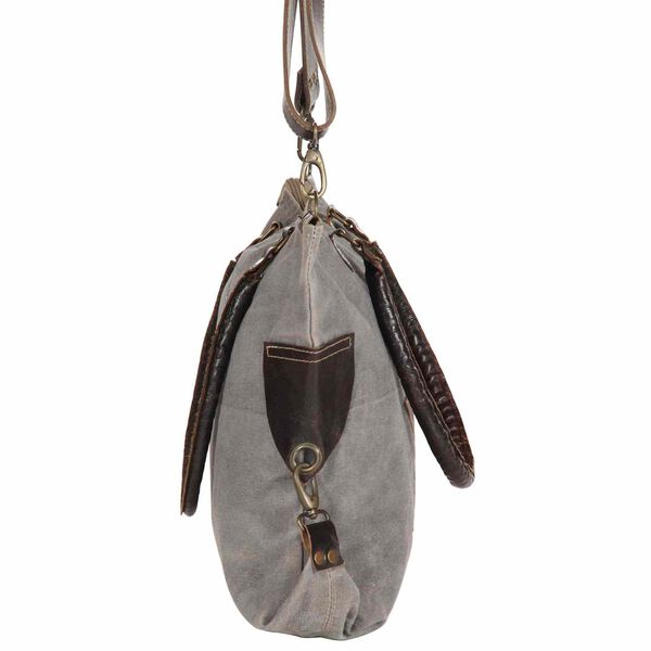 vidaXL Stjerneh&aring;ndveske M&oslash;rkegr&aring; 63 x 41 cm Lerret