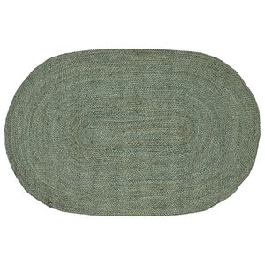 vidaXL Omr&aring;detepper Olivengr&oslash;nn 100 x 152 cm Jute
