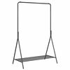 vidaXL Klesstativ med lagring Svart 100 x 56 x 154 cm St&aring;l