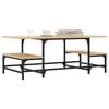 vidaXL Salongbord sonoma eik 100x50,5x40 cm konstruert tre