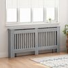 vidaXL Radiator Deksel Gr&aring; Sonoma 172 x 19 x 81,5 cm Konstruert tre