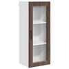 vidaXL Vegghylle PORTO Brun Eik 40 x 31 x 100 cm Konstruert tre