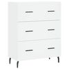 vidaXL Highboard hvit 69,5x34x180 cm konstruert tre
