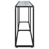 vidaXL Konsollbord hvit marmor 200x35x75,5 cm herdet glass