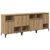 vidaXL Skap 3 stk. Artisan Eik 60 x 35 x 70 cm Konstruert tre