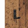 vidaXL Vegghengt kleshenger Veggmontert Gammelt tre 30 x 1,5 x 80 cm
