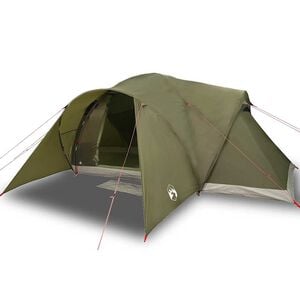 vidaXL Kuppeltelt for camping 6 personer olivengr&oslash;nn vanntett