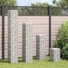 vidaXL Gabion h&oslash;ybed 4 stk 30x30x50/100/150/200 cm jern