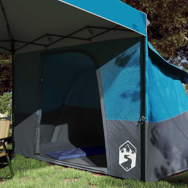 vidaXL Camping Telt Sett med tak 2 pcs Bl&aring; Taffeta og Stoff