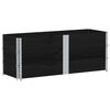 vidaXL Pallekarmer 3 stk svart 150x50 cm heltre furu