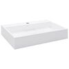 vidaXL Vask 60x38x11 cm mineralst&oslash;pt/marmorst&oslash;pt hvit