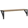 vidaXL Vegghyller 2 pcs Artisan Eik 60 x 15 x 15,5 cm Konstruert tre