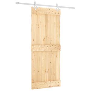 vidaXL Skyved&oslash;r 85 x 210 cm Massiv Furu Tre (Ubehandlet)