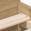 vidaXL Sengestamme Artisan Eik 193 x 78 x 50 cm Konstruert tre