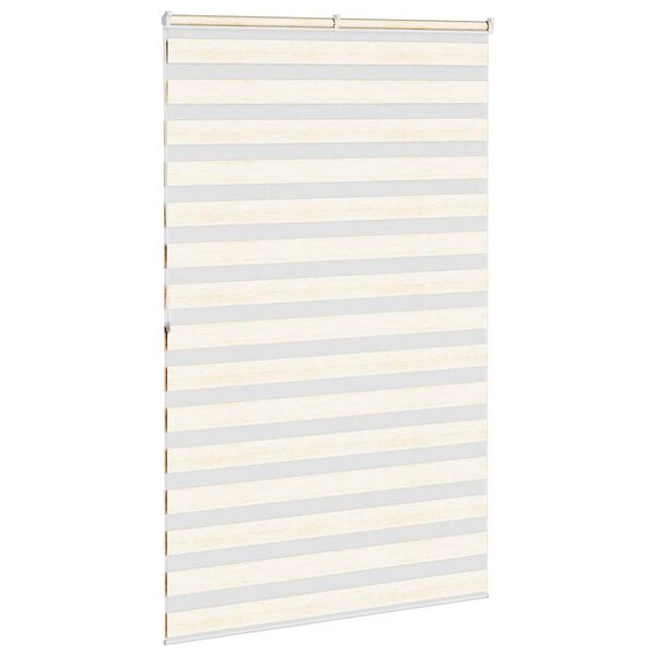 vidaXL Sebragardin marmor beige stoff bredde 135,9 cm polyester
