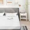 vidaXL Madrassbeskytter hvit 120x200 cm vanntett