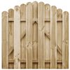 vidaXL Hageport impregnert furu 100x100 cm