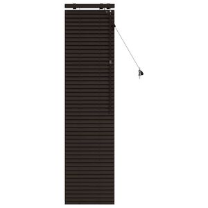 vidaXL Venetiansk persienne M&oslash;rk brun 50 x 160 cm 35 mm