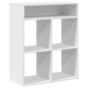 vidaXL Bokhylle hvit 66x31x80 cm konstruert tre