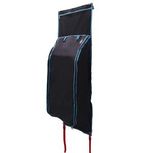 vidaXL Oppbevaringspose med lagring Svart og Bl&aring; 140 x 43 cm oxford