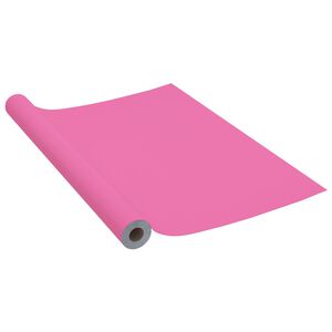 vidaXL Selvklebende folie til m&oslash;bler h&oslash;yglans rosa 500x90 cm PVC