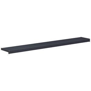 vidaXL Vinduskarmer Anthracitt med trestruktur 140 x 25 x 4,5 cm PVC