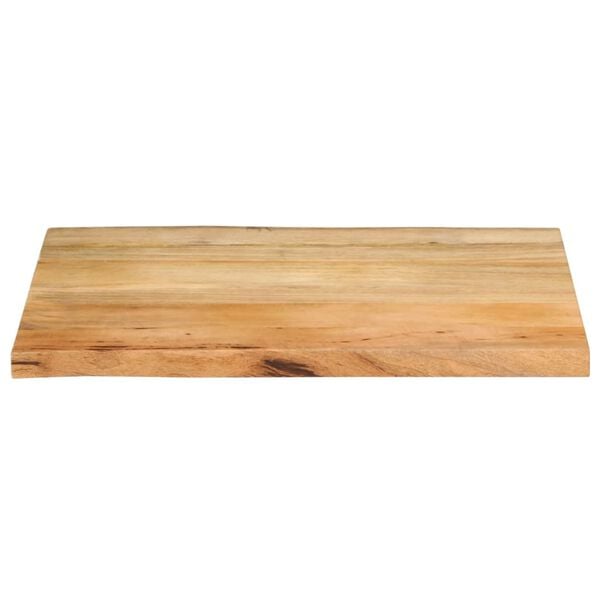 vidaXL Bordplate 80x60x2,5 cm naturlig kant heltre mango