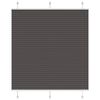 vidaXL plisségardin sort 115x150 cm Stoff Bredde 114,4 cm Polyester