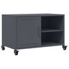 vidaXL TV-benk antrasitt 68x39x43,5 cm st&aring;l