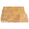 vidaXL Bordplate 50x40x3,8 cm naturlig kant heltre mango