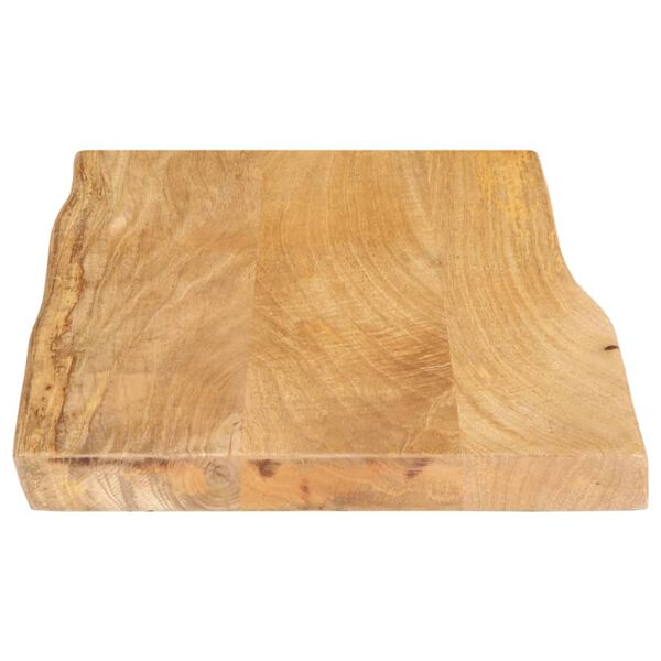 vidaXL Bordplate 50x40x3,8 cm naturlig kant heltre mango