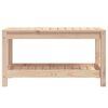 vidaXL Hagebenk 82,5x35x45 cm heltre furu
