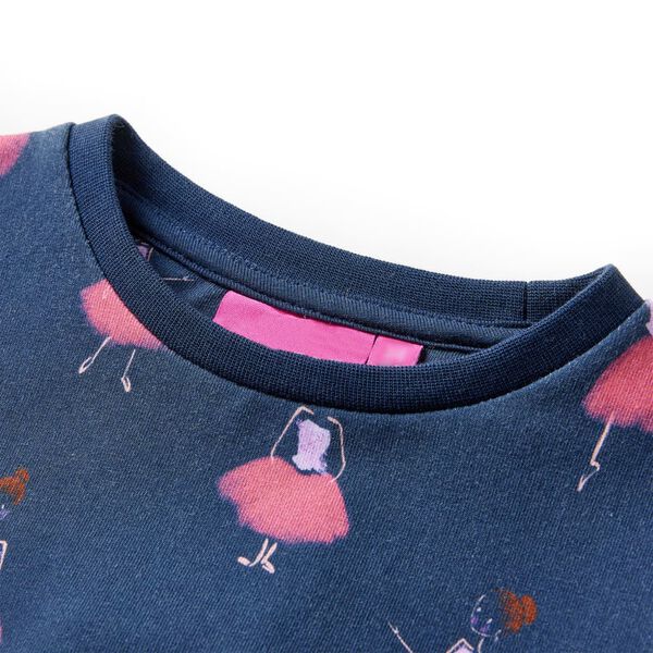 Barnekjole marineblå 92