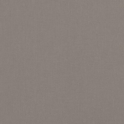 vidaXL Fotskammel gråbrun 51x41x40 cm stoff