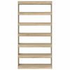 vidaXL Bokskap Sonoma eik 100 x 30 x 198 cm Konstruert tre