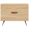 vidaXL Salongbord sonoma eik 50x50x40 cm konstruert tre