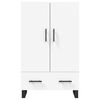 vidaXL Highboard hvit 69,5x31x115 cm konstruert tre