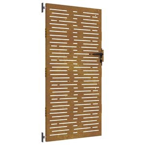vidaXL Hageport 85x200 cm cortenst&aring;l firkantet design