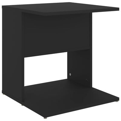 vidaXL Sidebord svart 45x45x48 cm sponplate