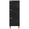 vidaXL Highboard svart 40x33x110 cm konstruert tre