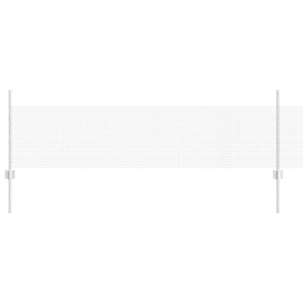 vidaXL Gjerde og Støtte sølv 0,5 x 100 m Stål