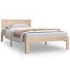 vidaXL Sengeramme heltre furu 100x200 cm