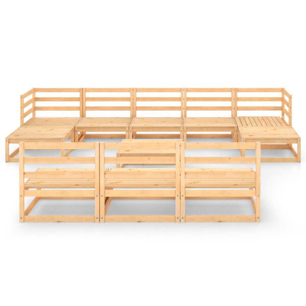 vidaXL Hagesofagruppe 11 deler heltre furu