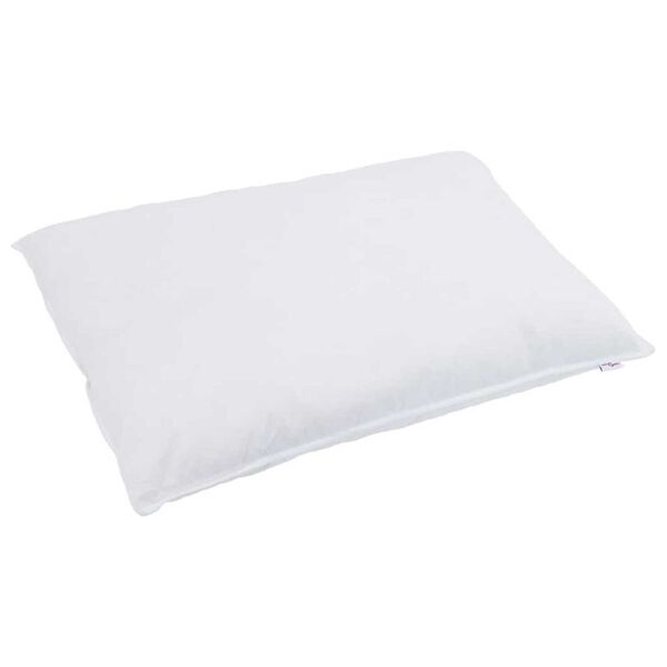 vidaXL Pute med pute 2 pcs Hvit 30 x 50 cm Fj&aelig;r