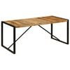 vidaXL Spisebord 180x90x75 cm heltre mango