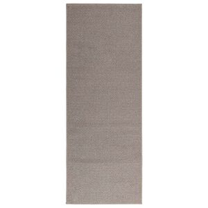 vidaXL Omr&aring;detepper Rektangul&aelig;r LUGO Gr&aring;brun 80 x 150 cm Polyester