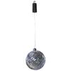 Luxform Batteridrevet LED hengelampe Ball Swirl s&oslash;lv