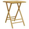 vidaXL Sammenleggbart hagebord 55x55x75 cm bambus